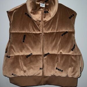Victoria's Secret Pink Brown Vest